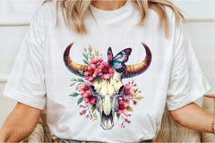 Bull Skull with Horns Clipart Bundle 78 - CraftNest - Digital Crafting and Art