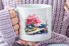 Japanese Tea Garden Clipart Bundle - CraftNest - Digital Crafting and Art