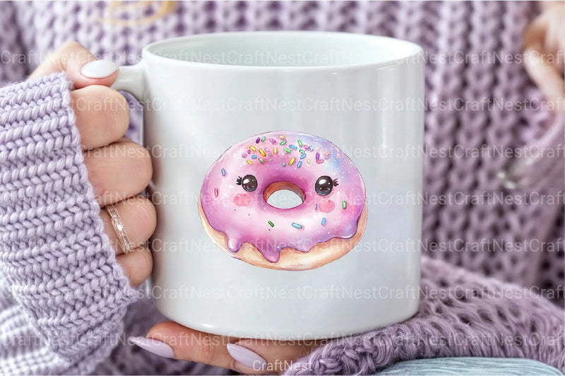 Glitter Donuts Clipart Bundle - CraftNest - Digital Crafting and Art