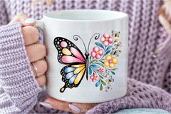 Floral Butterfly Clipart Bundle 1 - CraftNest - Digital Crafting and Art