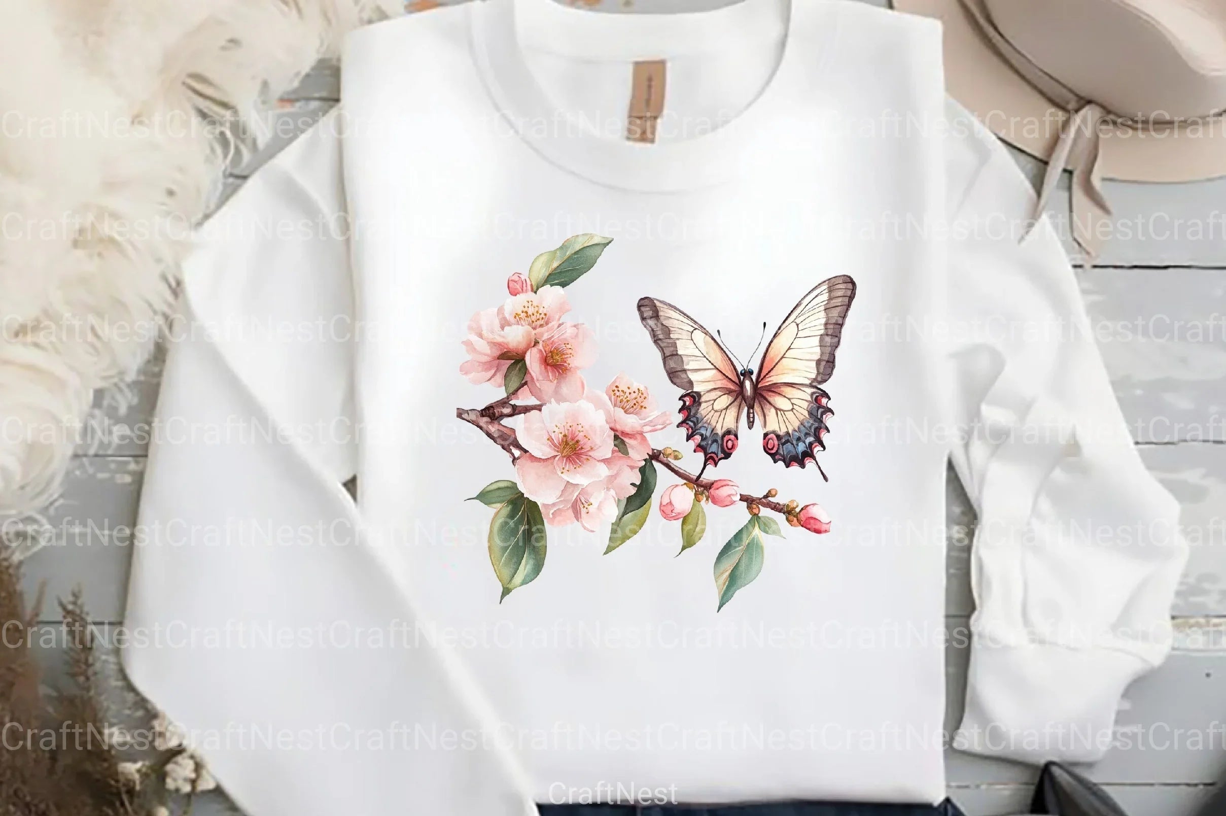 Japanese Spring Garden Clipart Bundle - CraftNest - Digital Crafting and Art