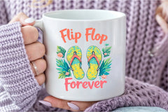 Flip Flop Summer Design Clipart Bundle - CraftNest - Digital Crafting and Art