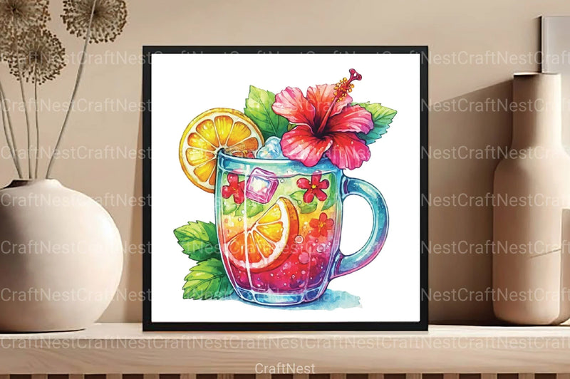 Tropical Spring Clipart Bundle 4 - CraftNest - Digital Crafting and Art