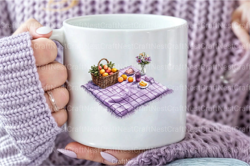 Purple Summer Clipart Bundle - CraftNest - Digital Crafting and Art