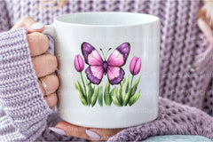 Butterfly Flowers Clipart Bundle 99 - CraftNest - Digital Crafting and Art