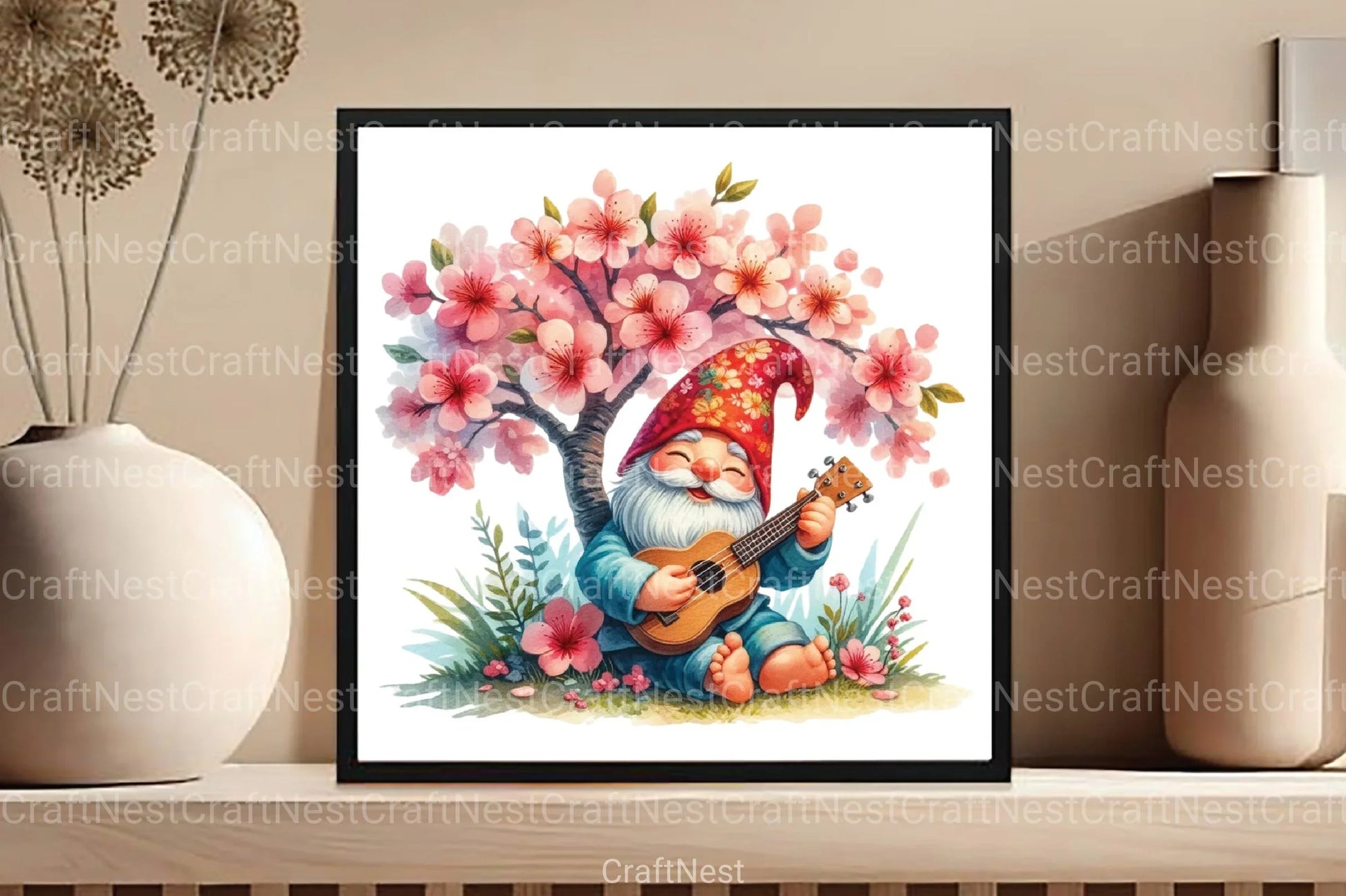 Funny Spring Gnome Clipart Bundle - CraftNest - Digital Crafting and Art