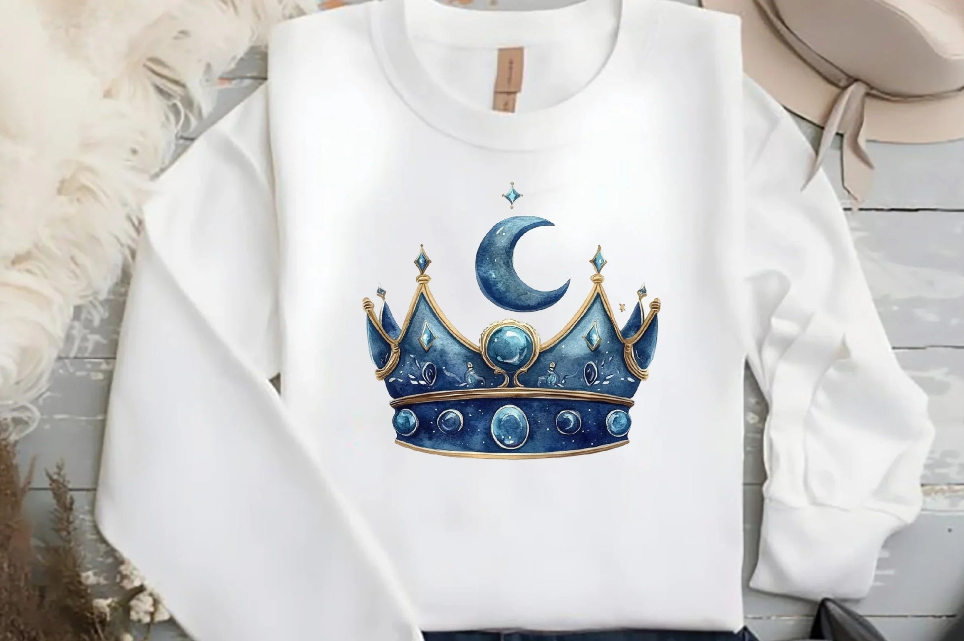 Dreamy Princess Moon Baby Clipart Bundle - CraftNest - Digital Crafting and Art