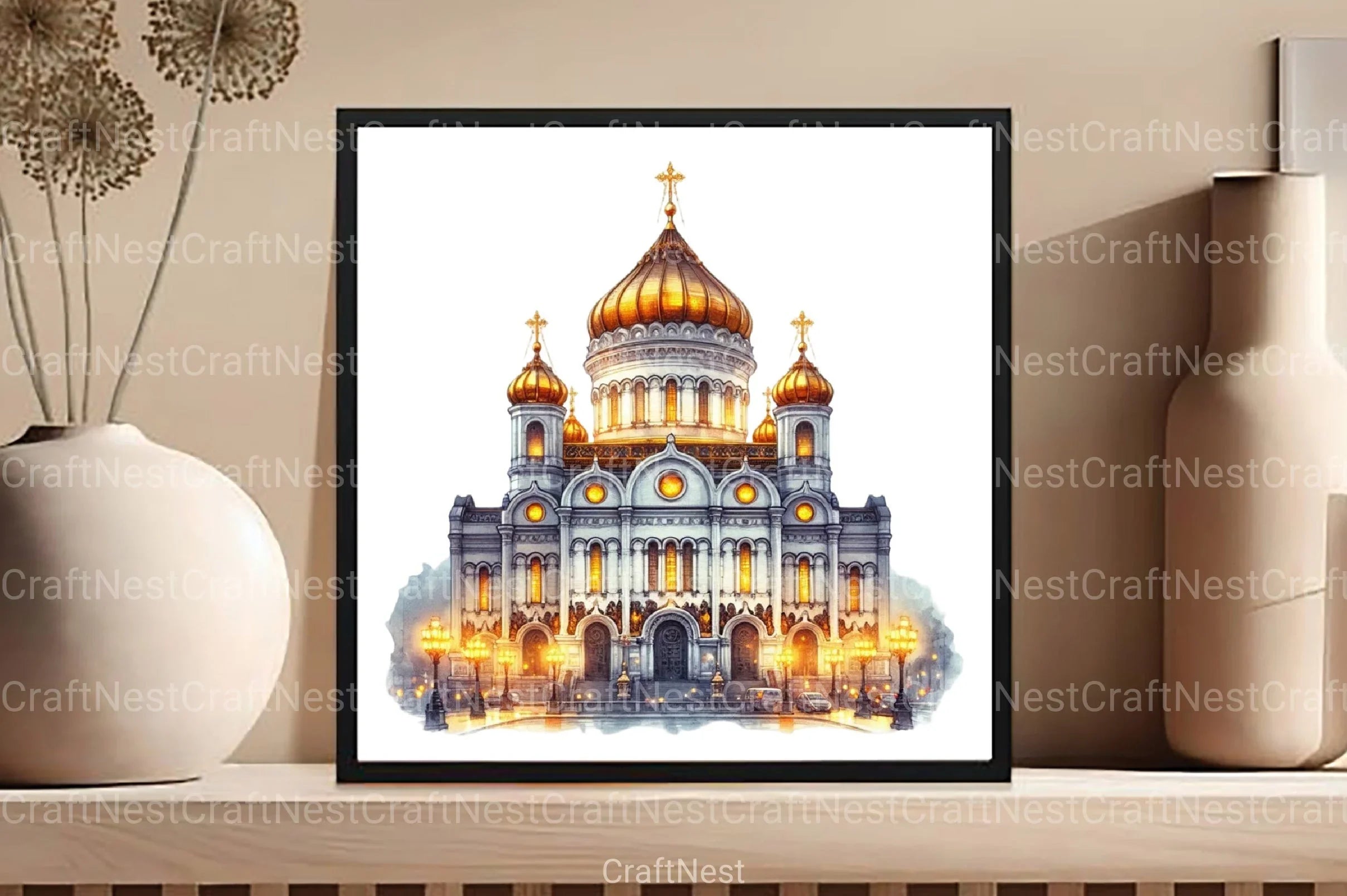 Famous Churches Clipart Bundle - CraftNest - Digital Crafting and Art