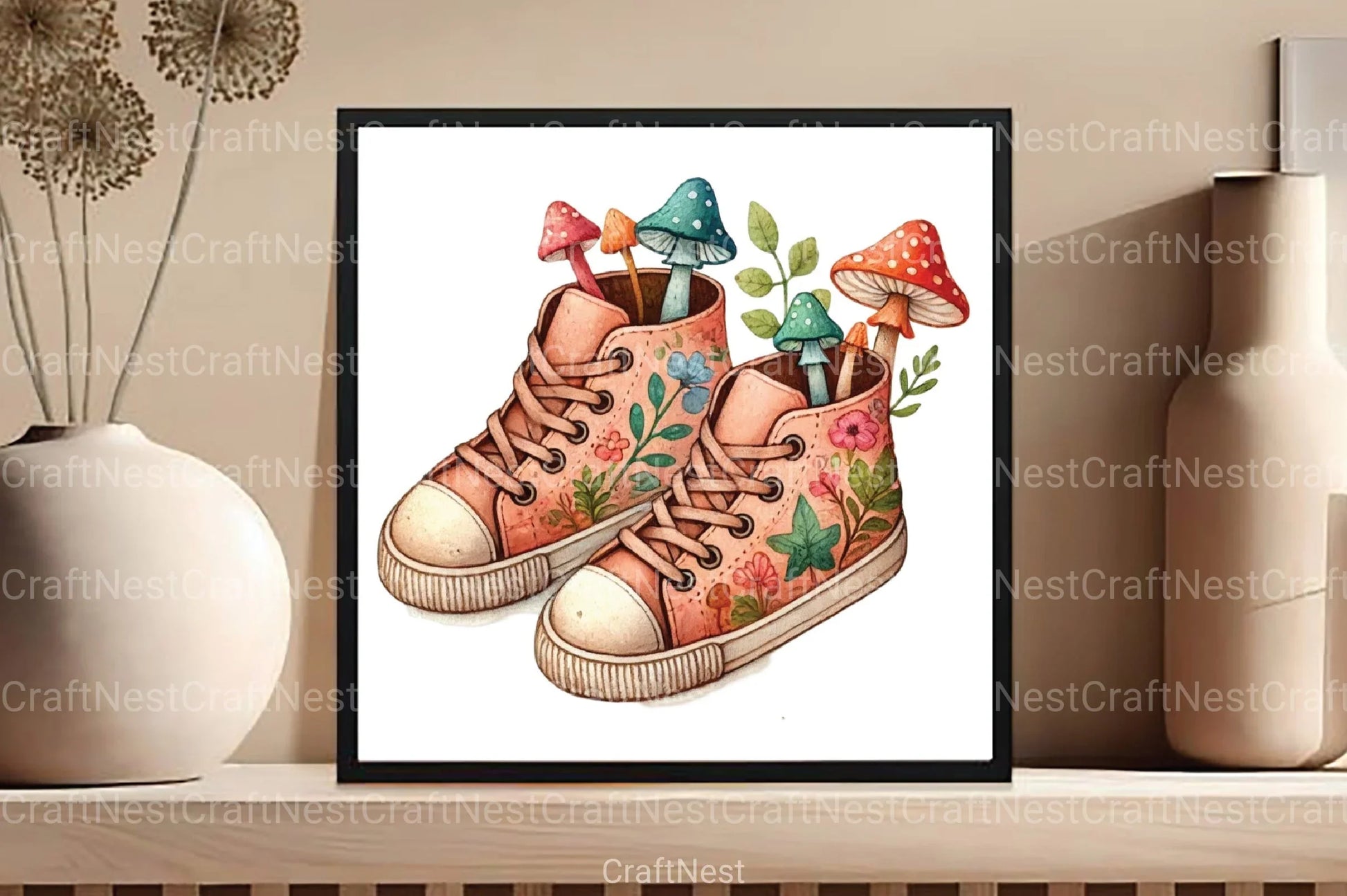 Spring Sneakers Clipart Bundle - CraftNest - Digital Crafting and Art