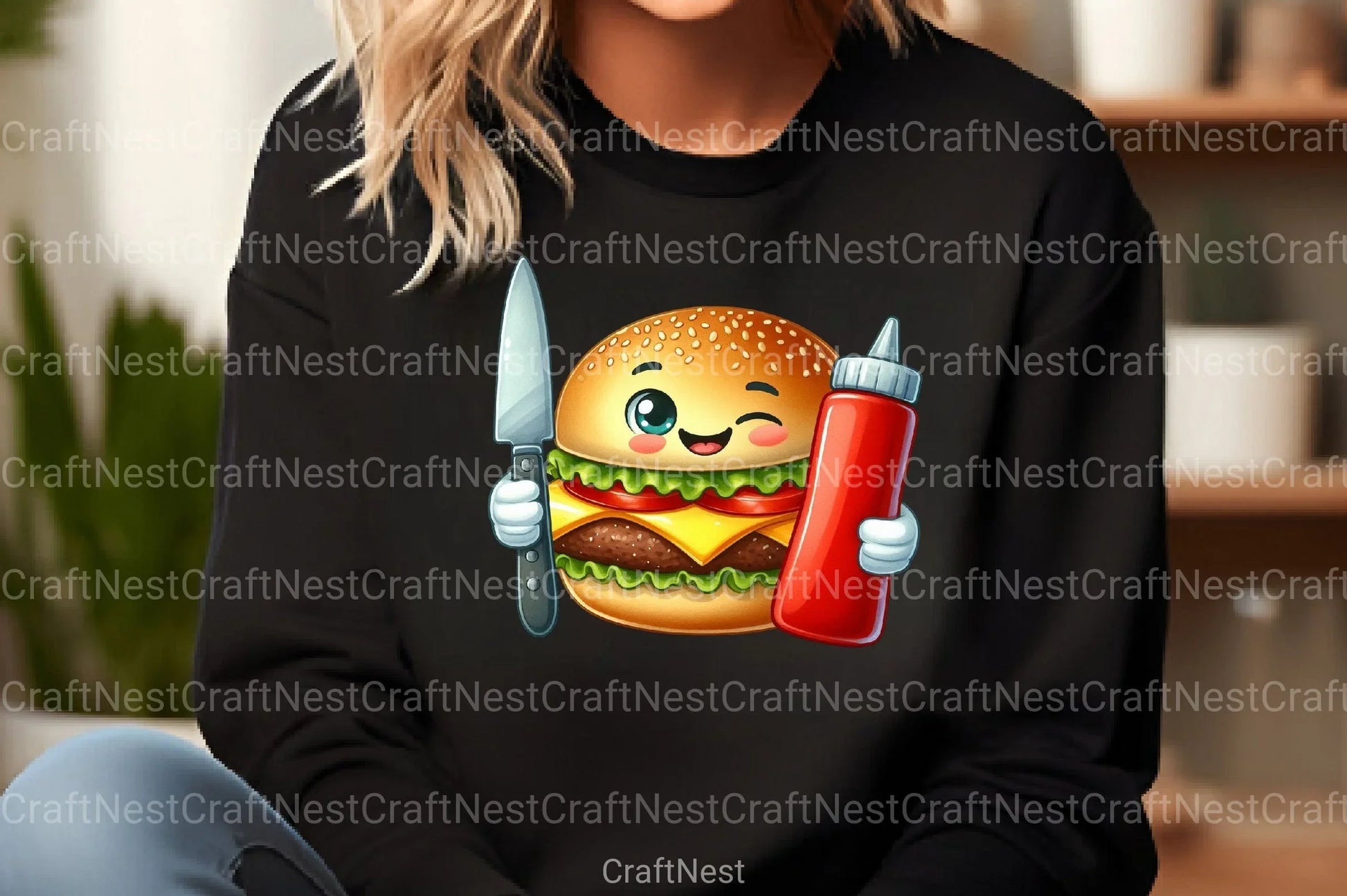 Cheeseburger Clipart Bundle 99 - CraftNest - Digital Crafting and Art