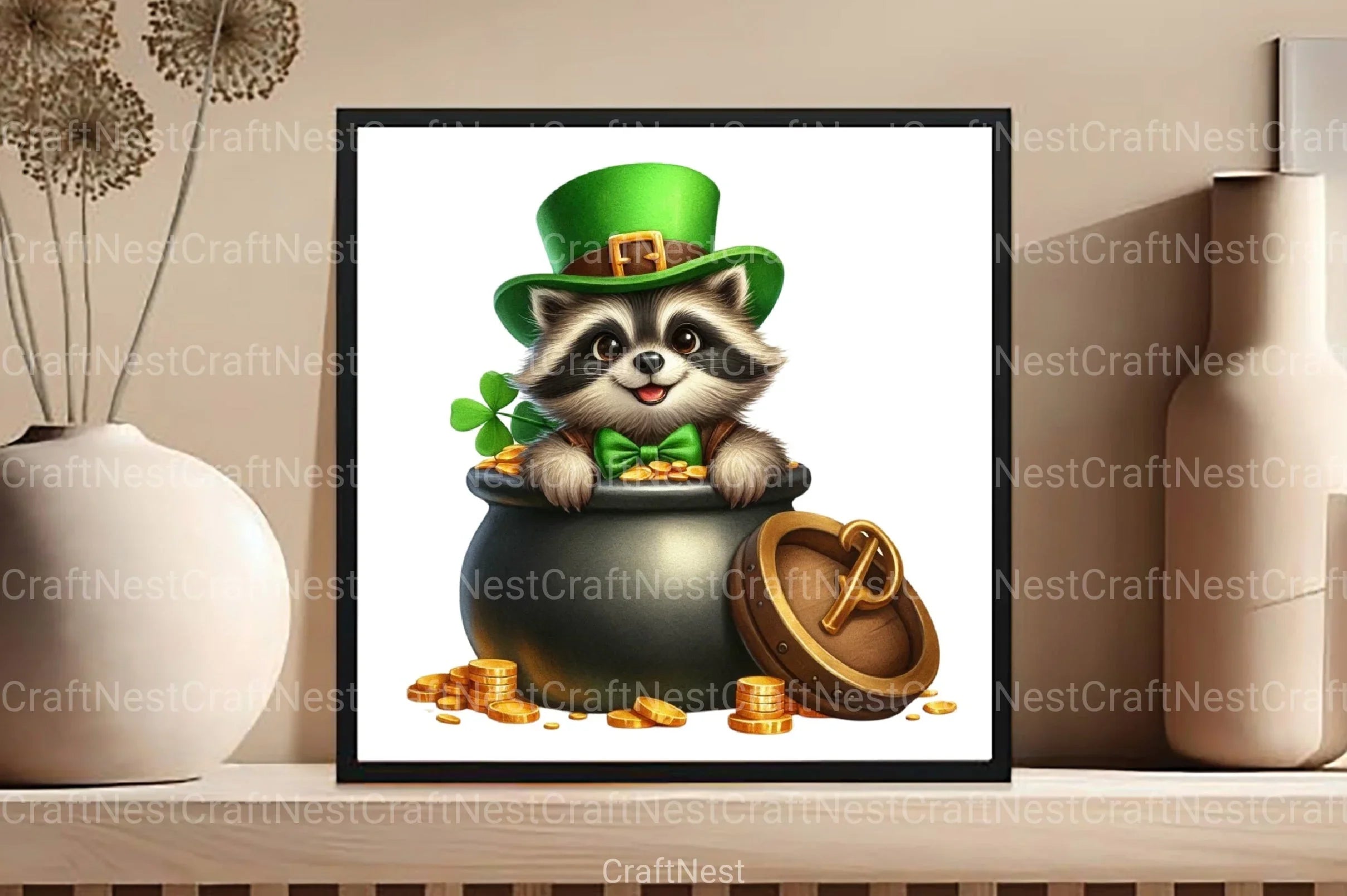 St. Patrick's Day Animal Clipart Bundle - CraftNest - Digital Crafting and Art