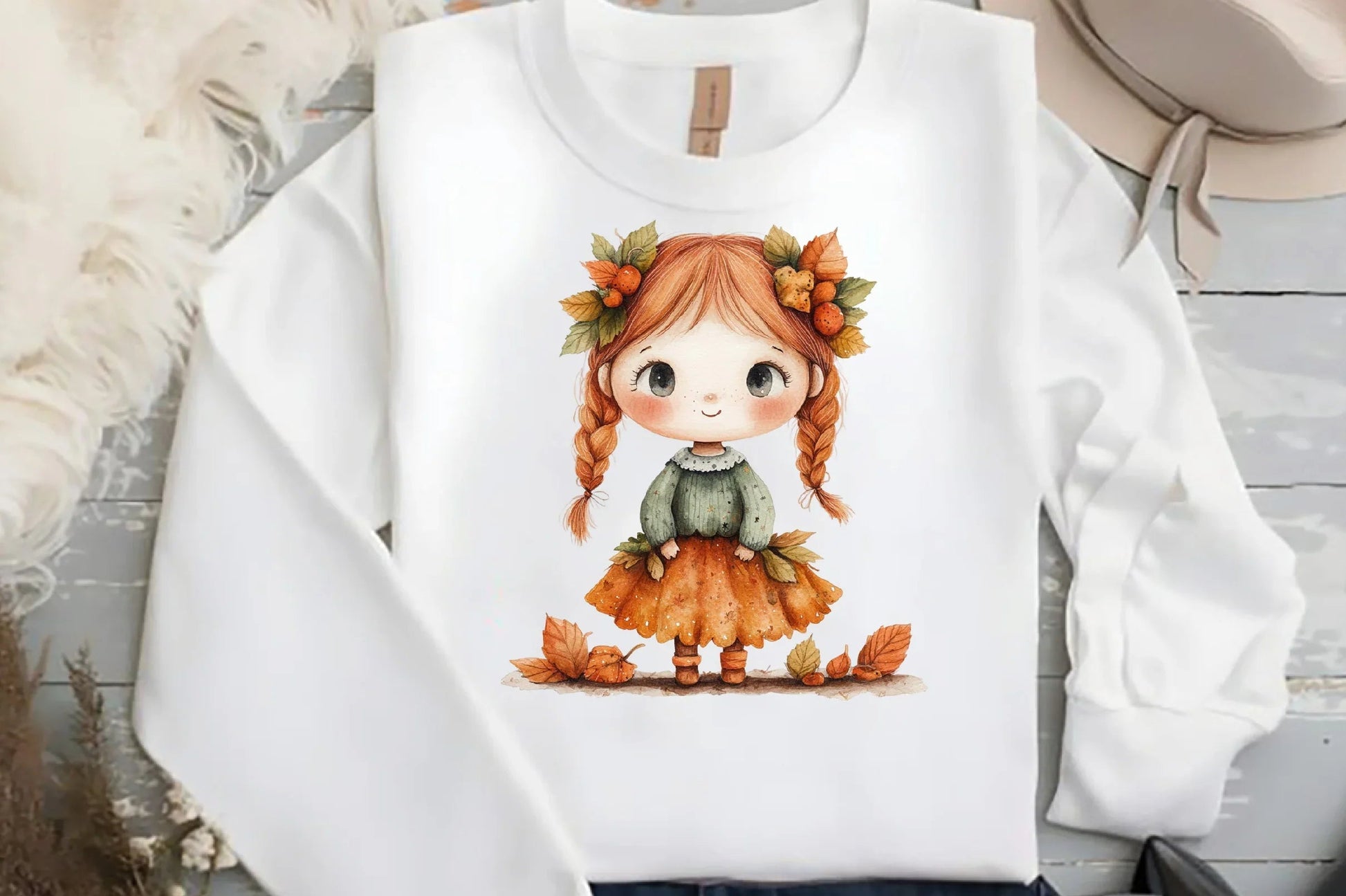 Bewitching Autumn Doll Clipart Bundle - CraftNest - Digital Crafting and Art