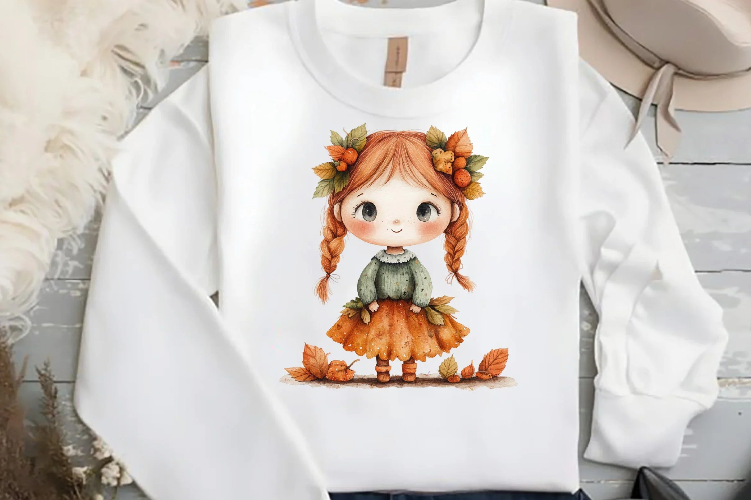 Bewitching Autumn Doll Clipart Bundle - CraftNest - Digital Crafting and Art