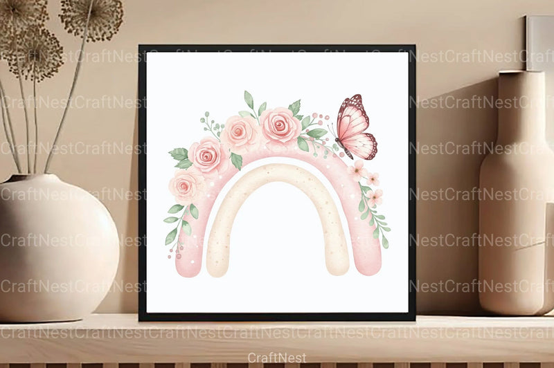 Pastel Rainbow Clipart Bundle - CraftNest - Digital Crafting and Art