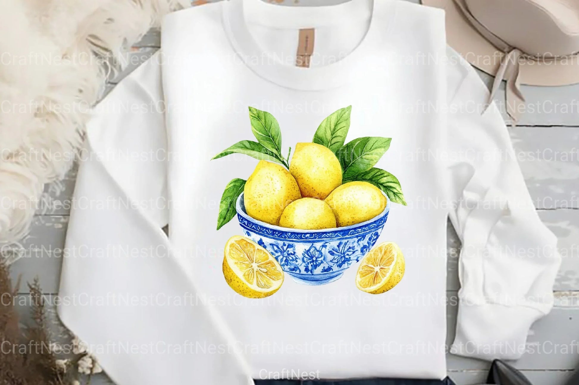 Blue Summer Mediterranean Clipart Bundle 2 - CraftNest - Digital Crafting and Art