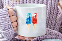 Patriotic 4th of July Ice Cream Clipart Bundle - CraftNest - Digital Crafting and Art