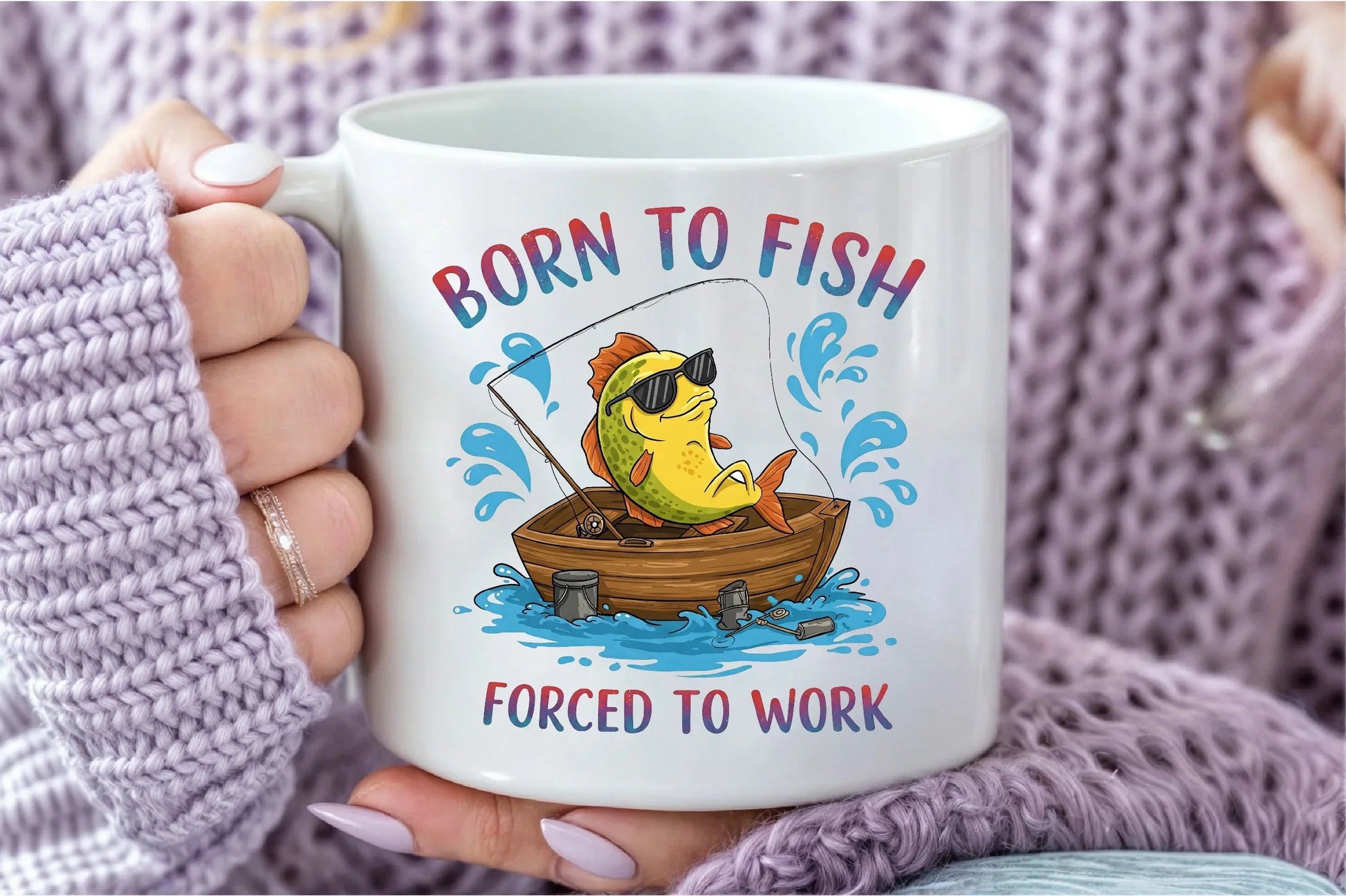 Born to Fish, Forced to Work Clipart Bundle - CraftNest - Digital Crafting and Art