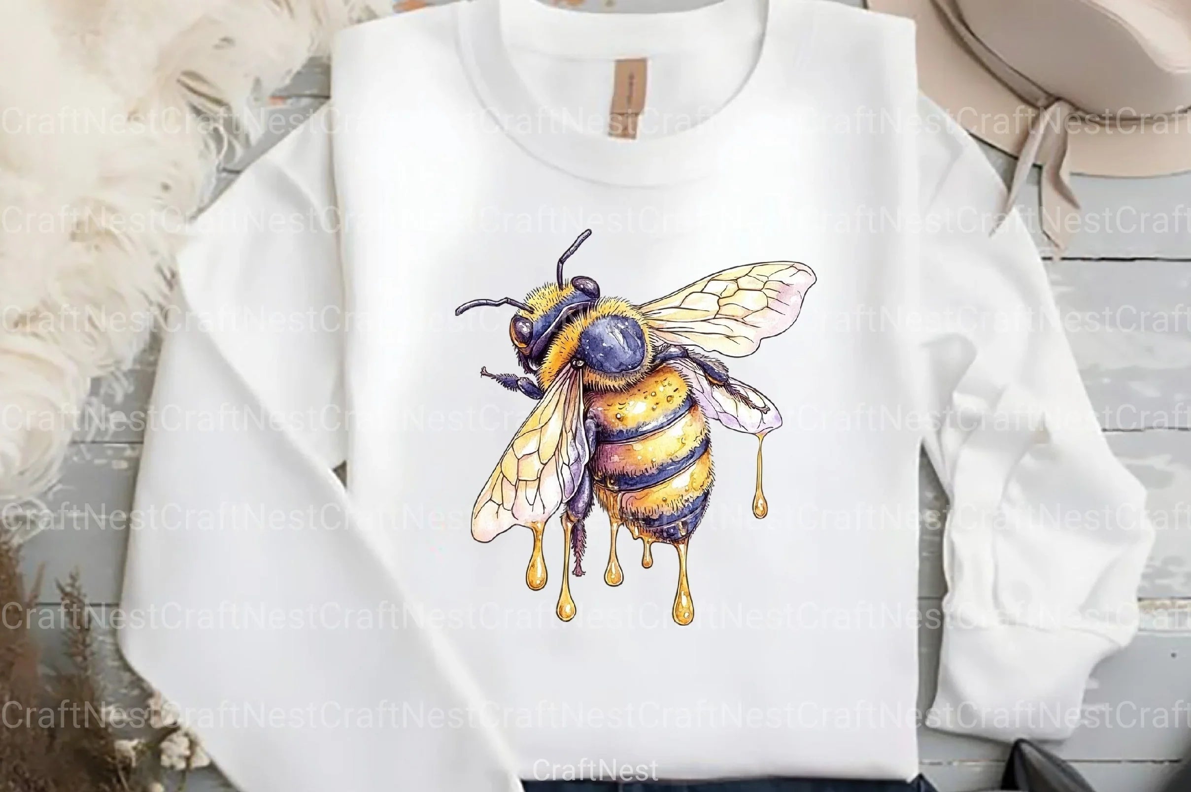 Bee Clipart Bundle Collection - CraftNest - Digital Crafting and Art