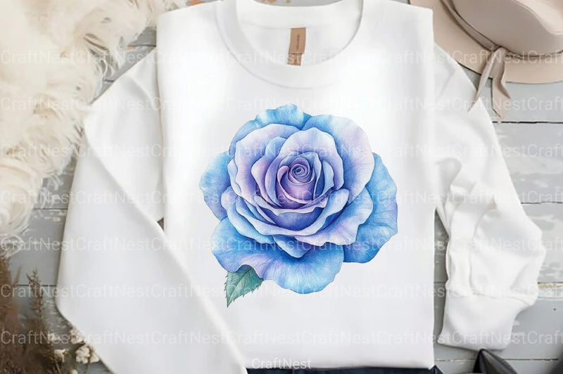 Colored Pencil Pastel Roses Clipart Bundle - CraftNest - Digital Crafting and Art