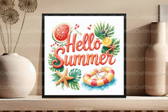 Hello Summer Clipart Bundle 12 - CraftNest - Digital Crafting and Art
