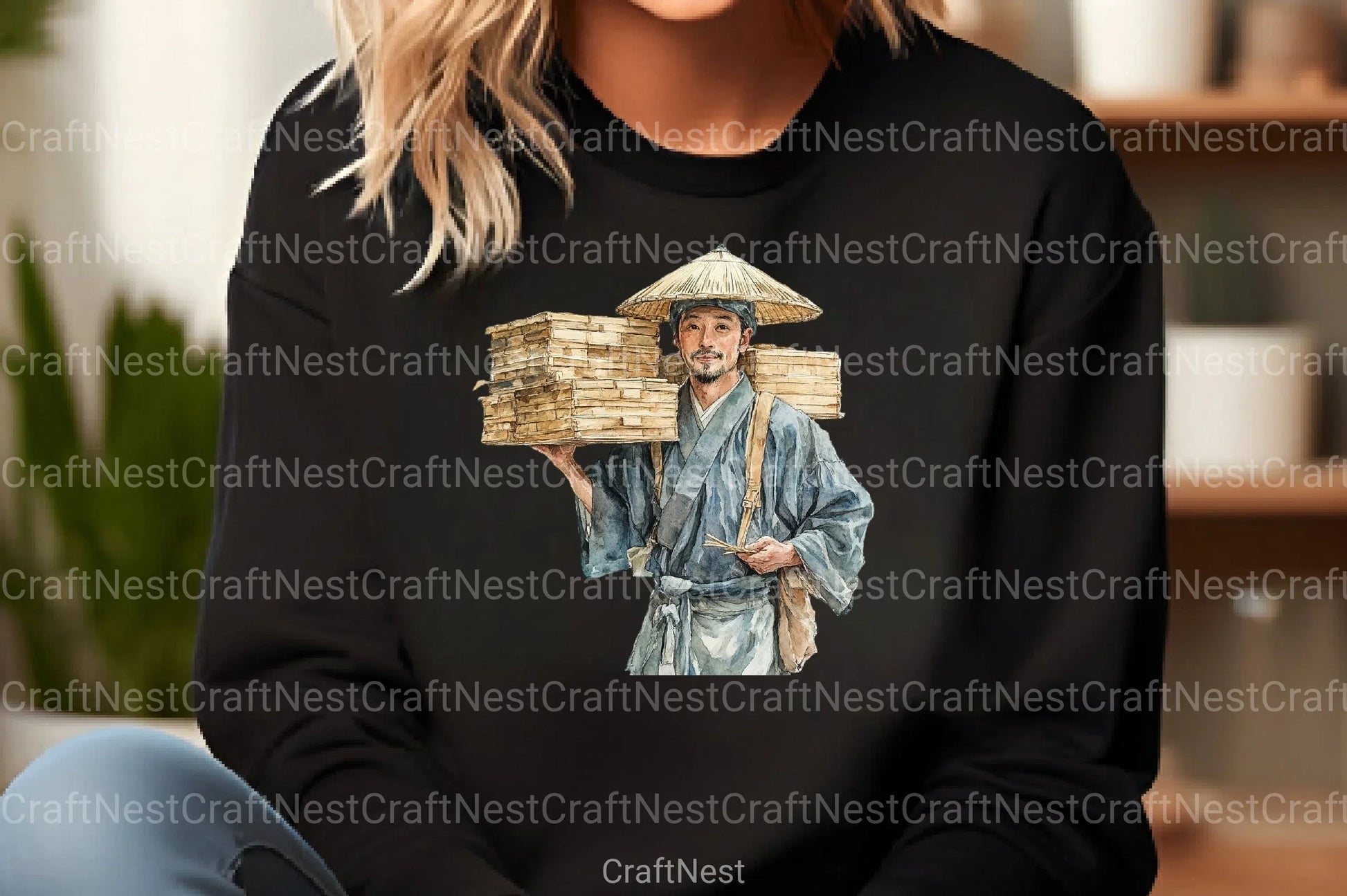 Vintage Japanese People Clipart Bundle - CraftNest - Digital Crafting and Art