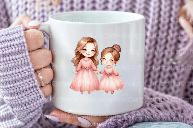 Blush Pink Mother's Day Clipart Bundle 2 - CraftNest - Digital Crafting and Art