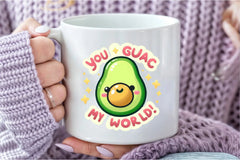 Funny Guac My World Sticker Clipart Bundle - CraftNest - Digital Crafting and Art