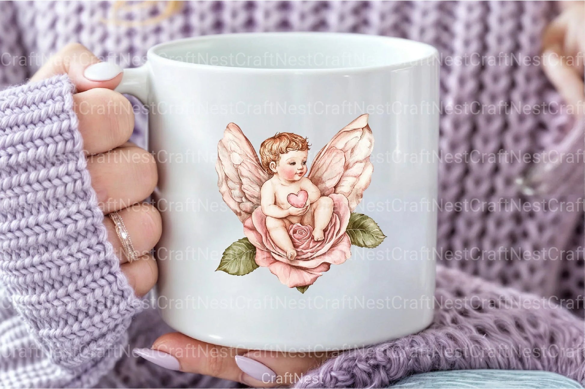 Vintage Cupid Clipart Bundle - CraftNest - Digital Crafting and Art