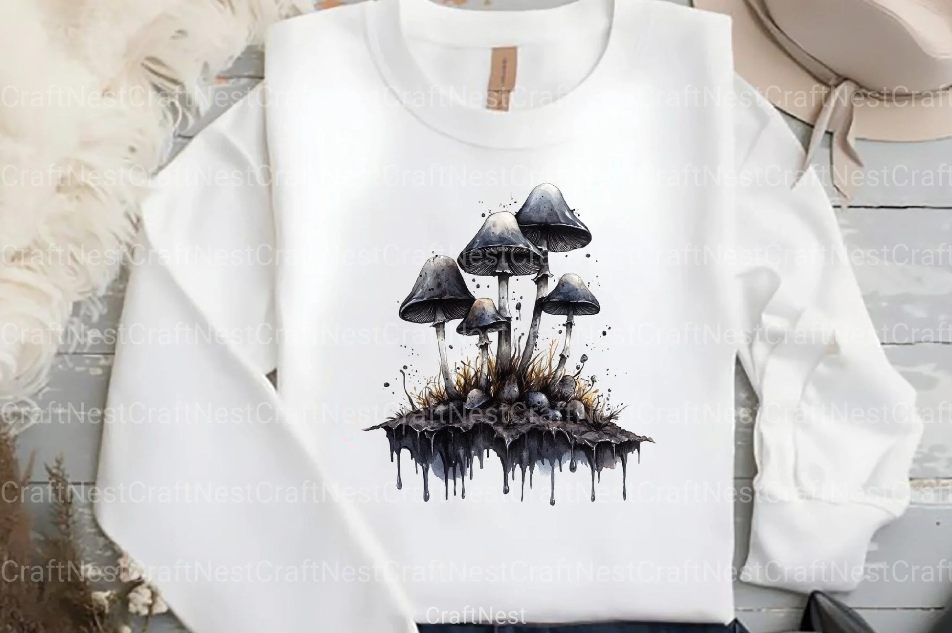 Mushroom Clipart Bundle 2 - CraftNest - Digital Crafting and Art