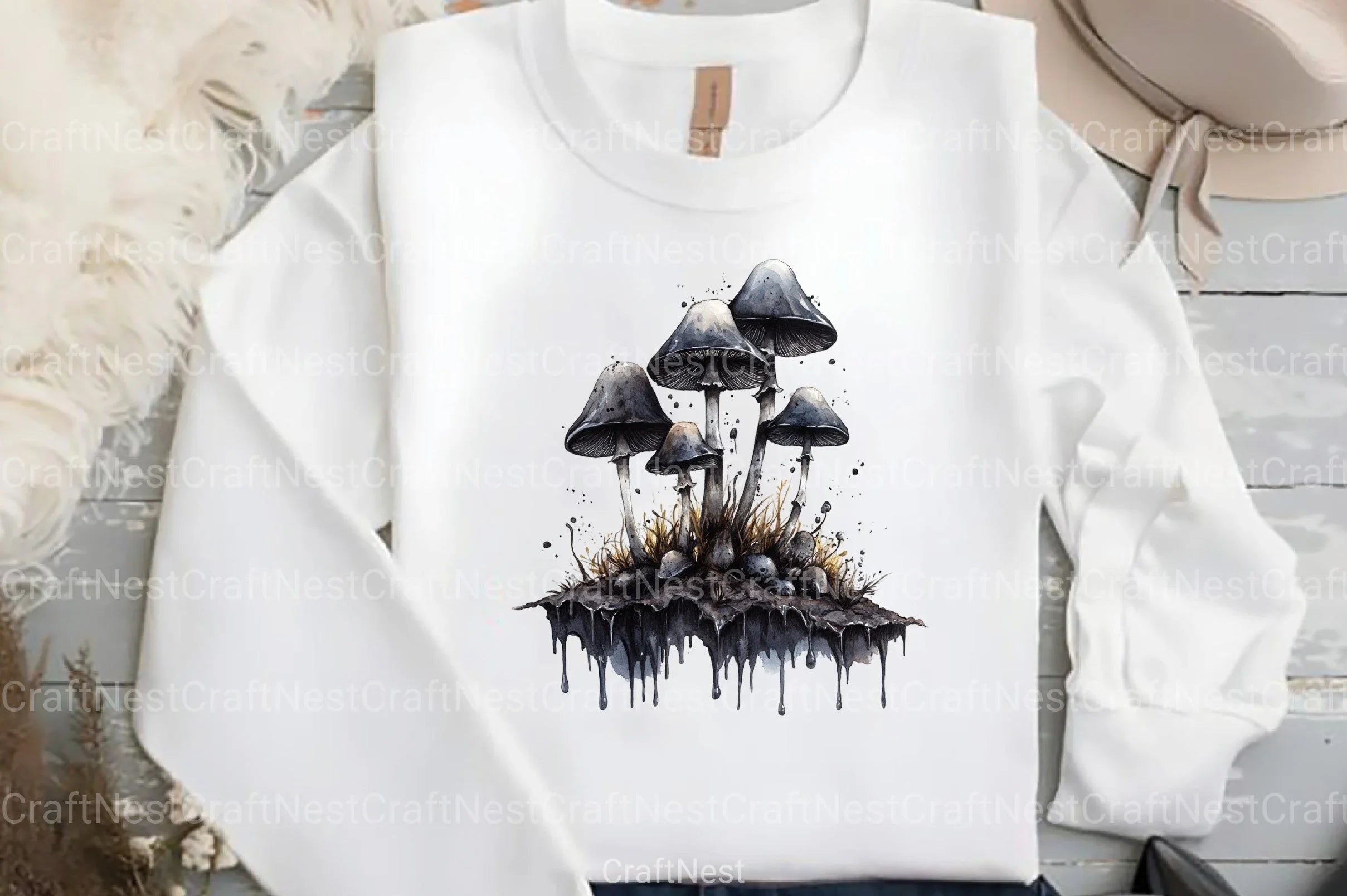 Mushroom Clipart Bundle 2 - CraftNest - Digital Crafting and Art