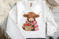 Summer Highland Cow Clipart Bundle - CraftNest - Digital Crafting and Art