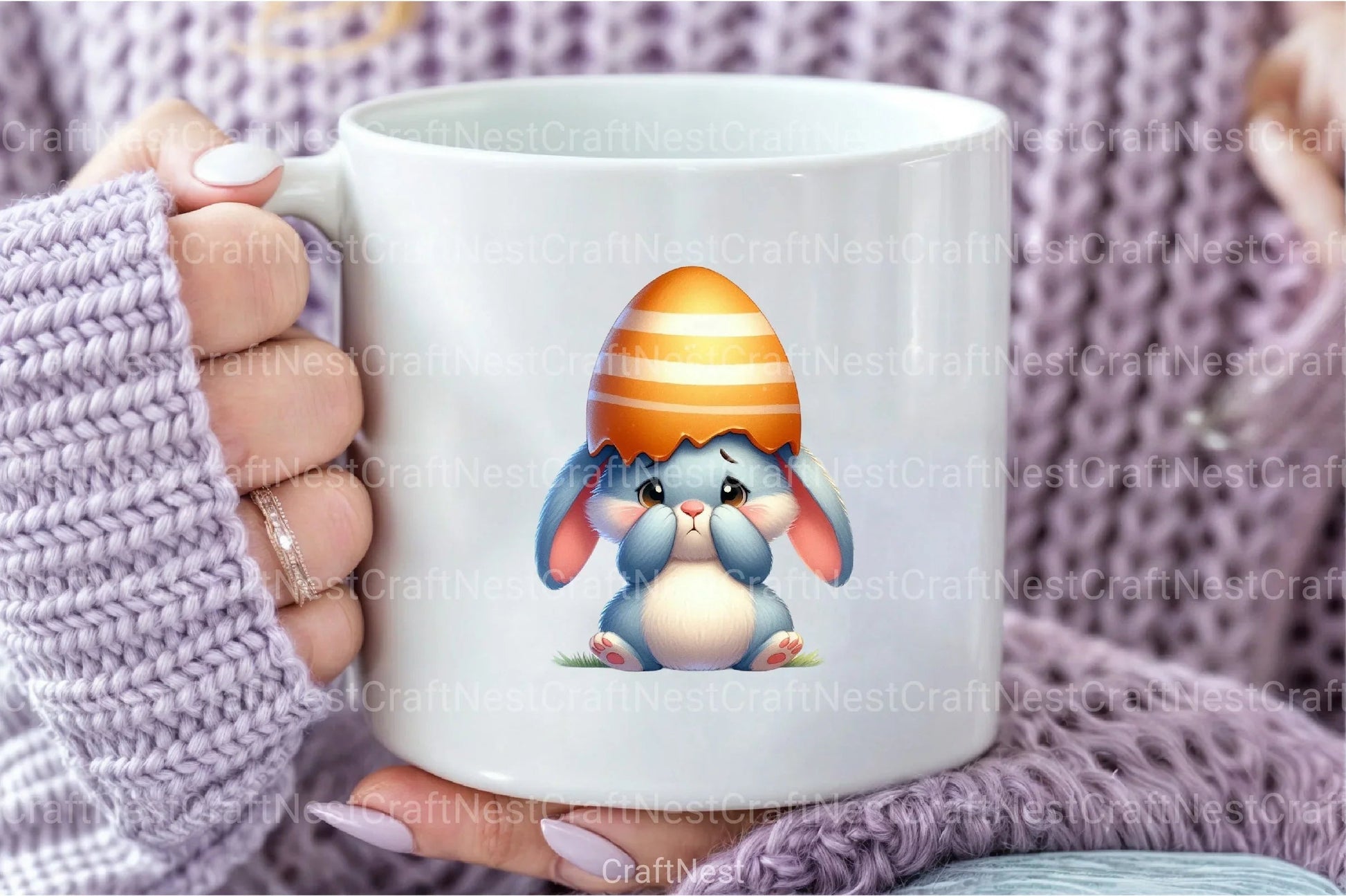 Funny Easter Bunny Clipart Bundle 45 - CraftNest - Digital Crafting and Art