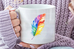 Rainbow Feathers Clipart Bundle 88 - CraftNest - Digital Crafting and Art