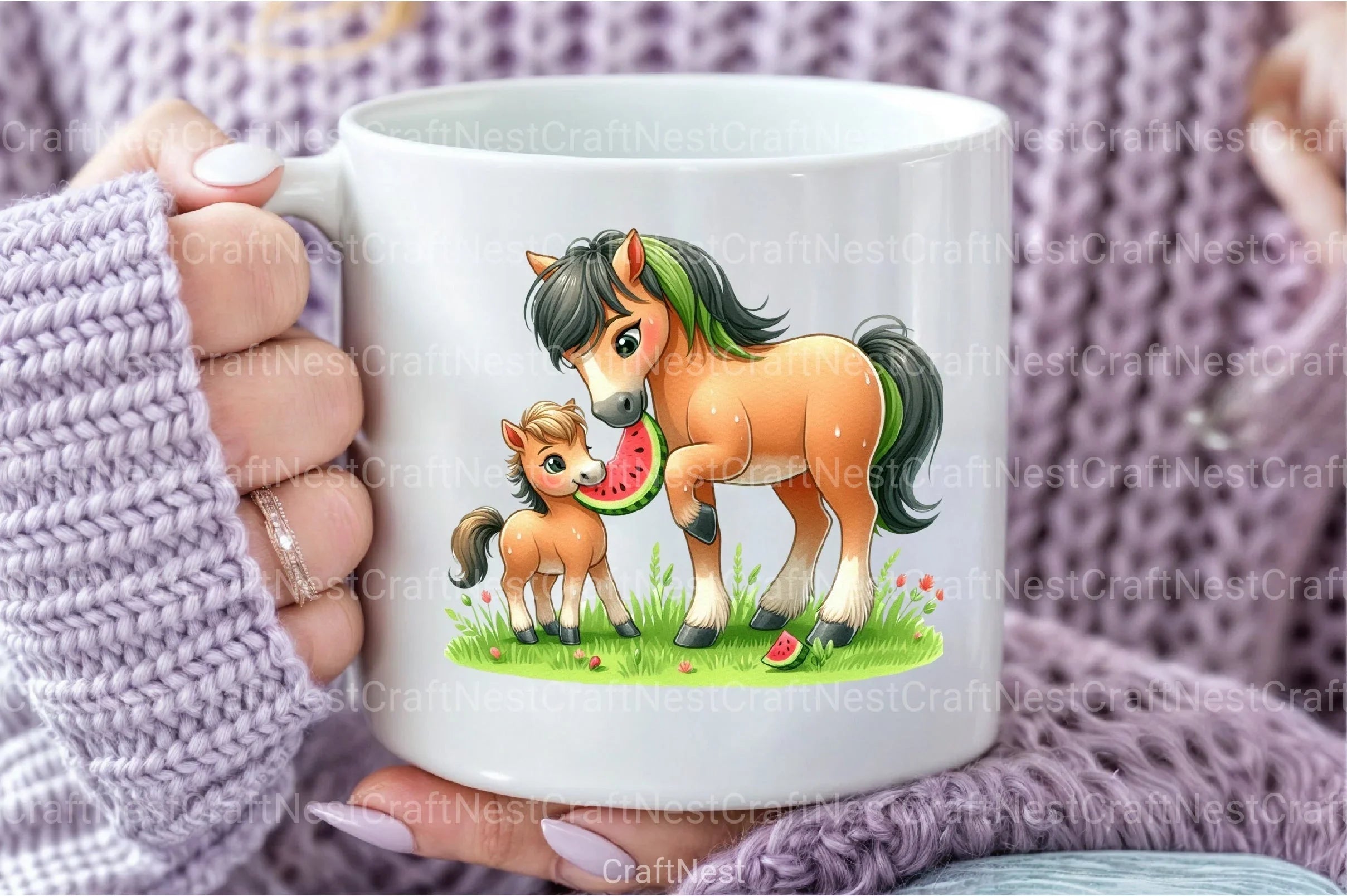 Watermelon Mother's Day Clipart Bundle - CraftNest - Digital Crafting and Art