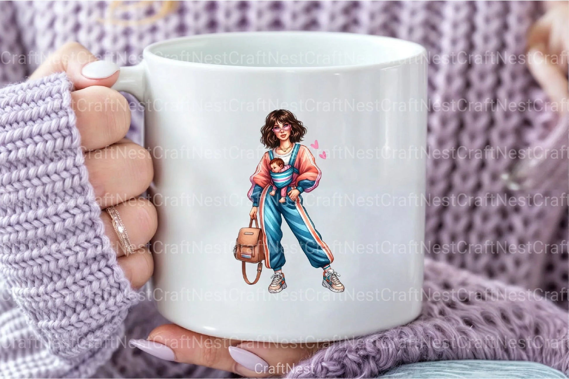 Retro Mother's Day Clipart Bundle 1 - CraftNest - Digital Crafting and Art