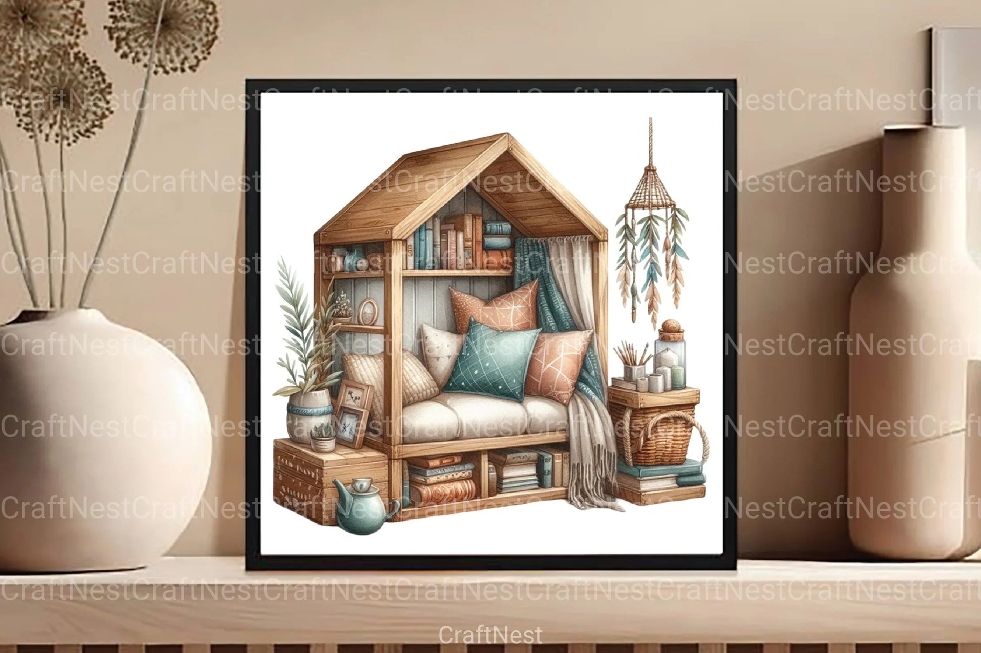 Home Furniture Clipart Bundle 99 - CraftNest - Digital Crafting and Art