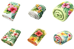 Summer Towel Clipart Bundle - CraftNest - Digital Crafting and Art
