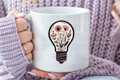 Flower Light Bulb Clipart Bundle - CraftNest - Digital Crafting and Art