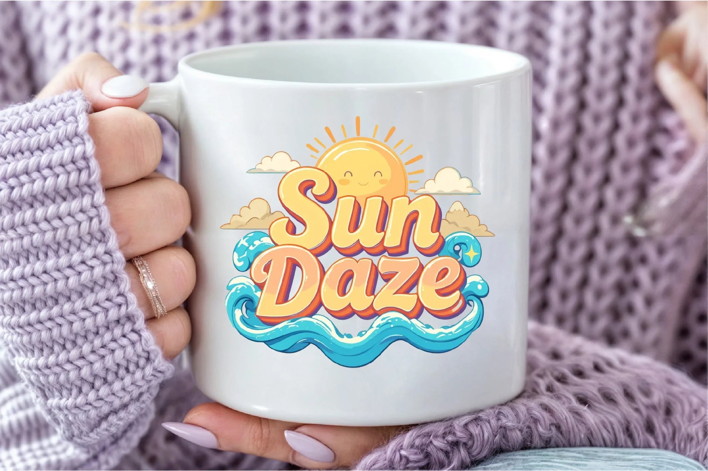 Sun Daze Retro Summer Clipart Bundle - CraftNest - Digital Crafting and Art