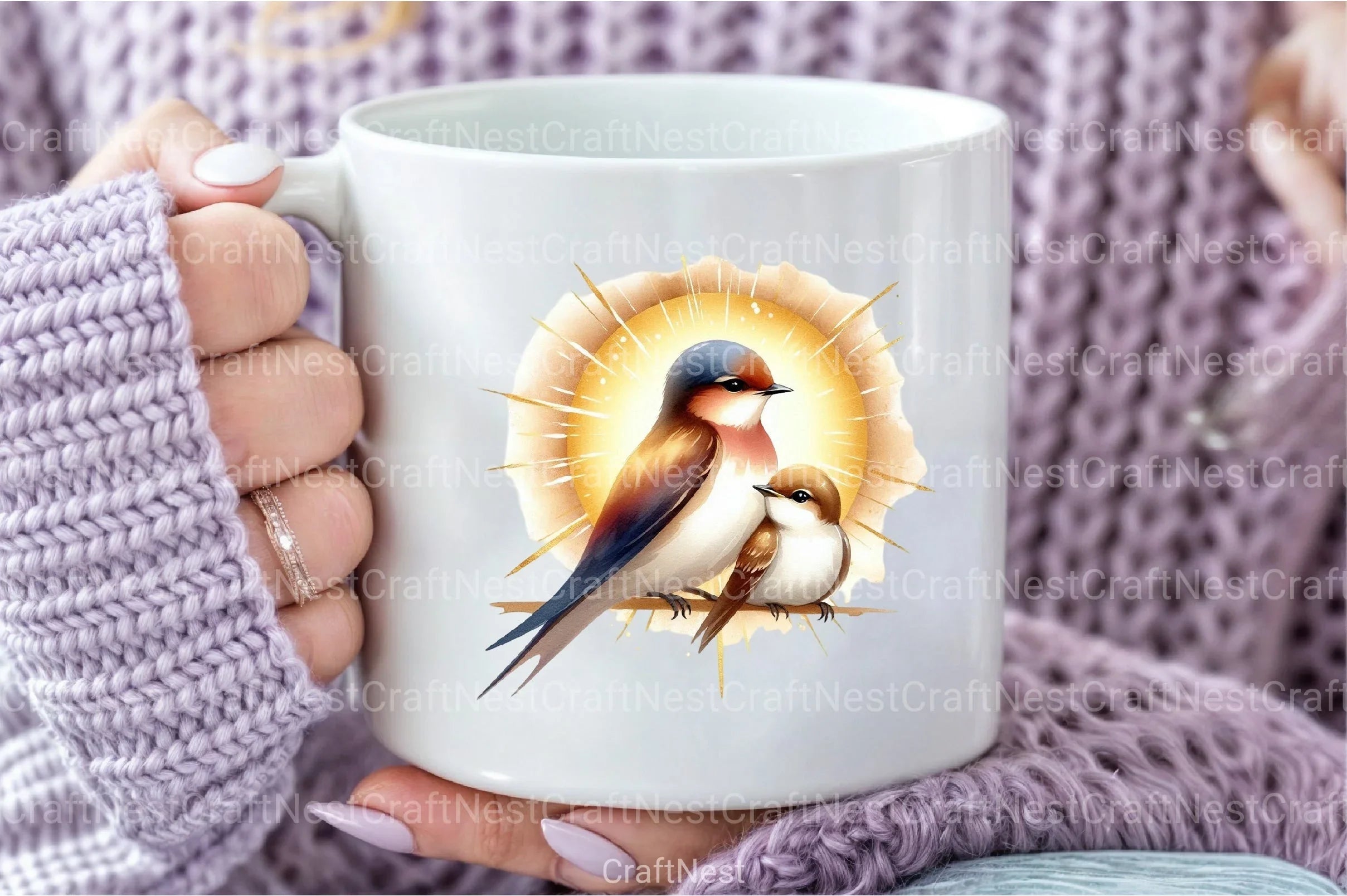 Swallow Mother's Day Clipart Bundle - CraftNest - Digital Crafting and Art