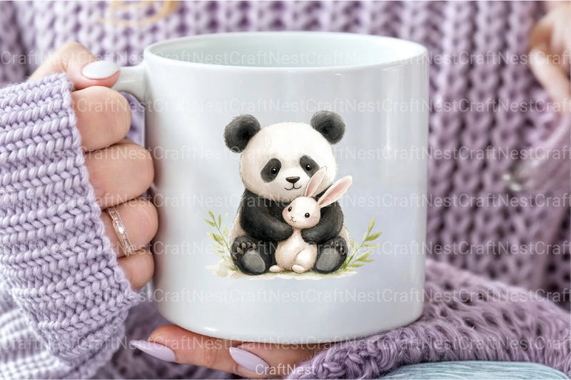 Cute Panda Clipart Bundle 9 - CraftNest - Digital Crafting and Art