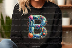 Bacteria Alphabet Clipart Bundle - CraftNest - Digital Crafting and Art