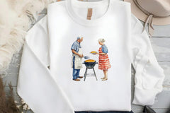 Old Couple 4th of July Clipart Bundle - CraftNest - Digital Crafting and Art