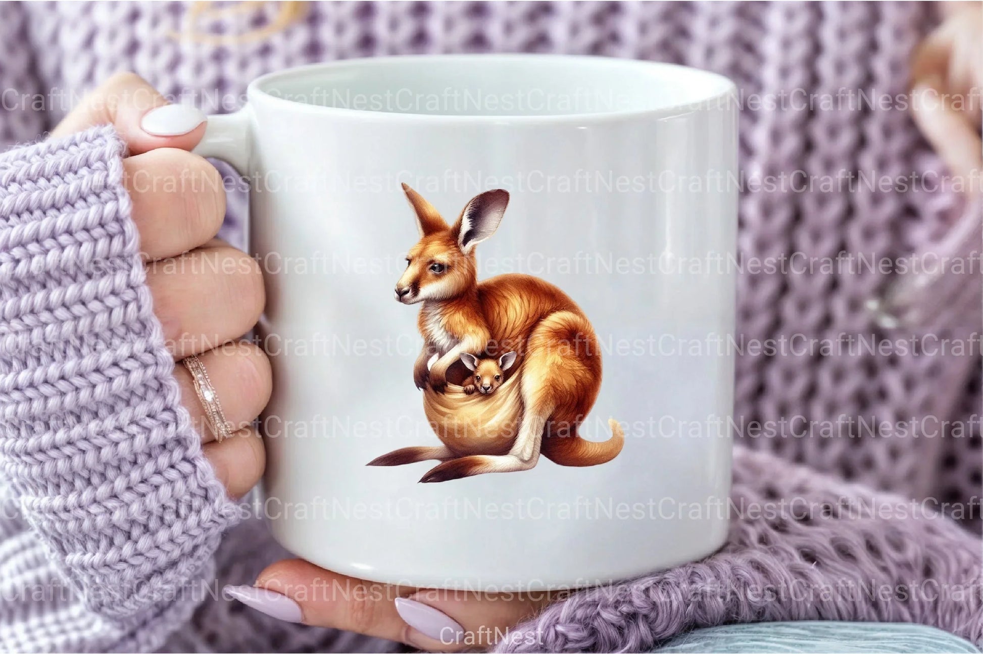 Cute Animal Mother's Day Clipart Bundle - CraftNest - Digital Crafting and Art