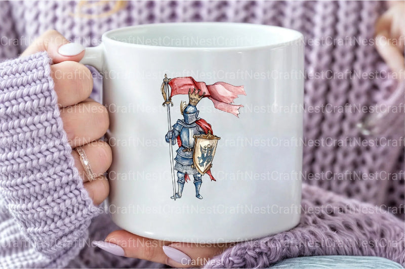 Medieval Knight Clipart Bundle - CraftNest - Digital Crafting and Art