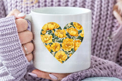 Yellow Chinoiserie Mother's Day Clipart Bundle 3 - CraftNest - Digital Crafting and Art