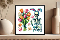 Spring Skeleton Clipart Bundle - CraftNest - Digital Crafting and Art
