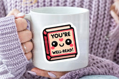 Funny Well-Read Sticker Clipart Bundle - CraftNest - Digital Crafting and Art