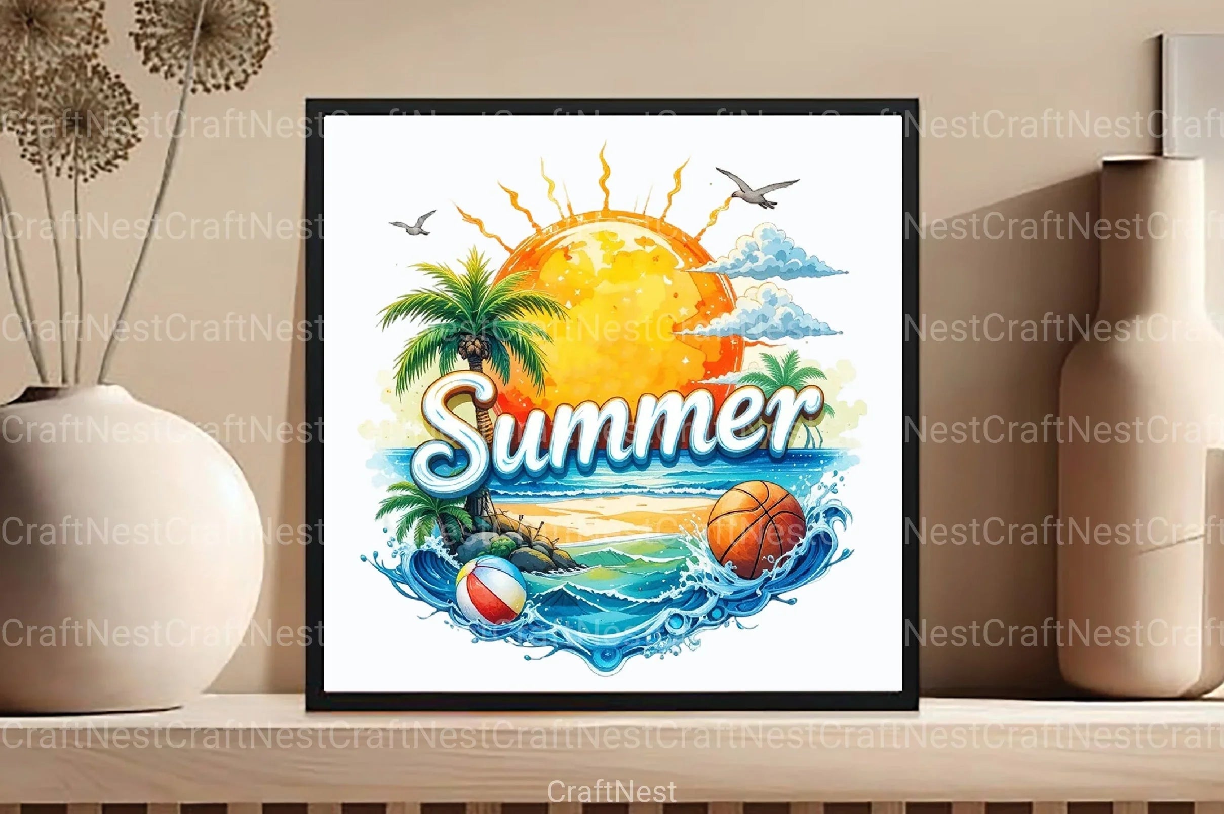 Summer Clipart Bundle 2 - CraftNest - Digital Crafting and Art