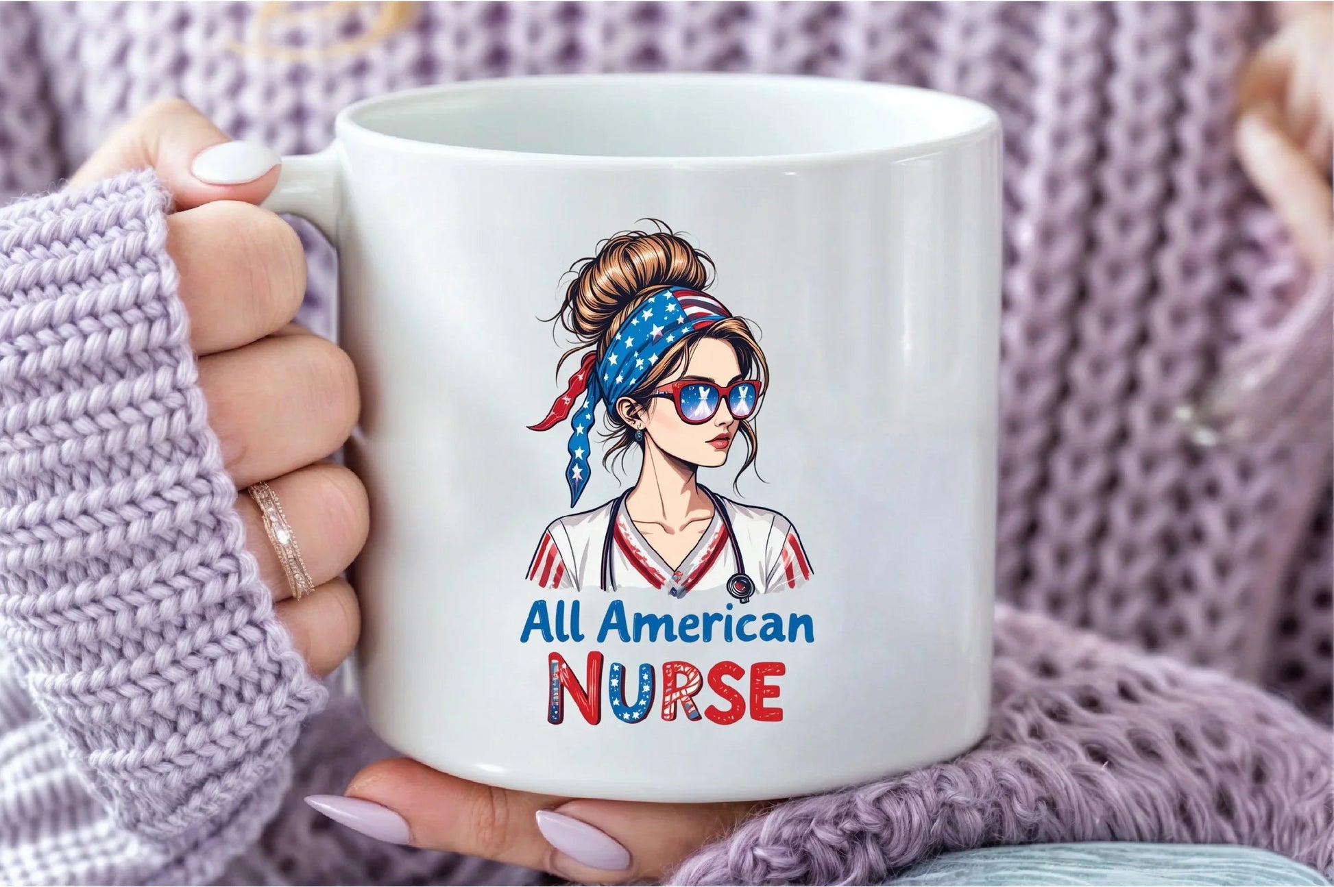Patriotic 4th of July Nurse Clipart Bundle - CraftNest - Digital Crafting and Art